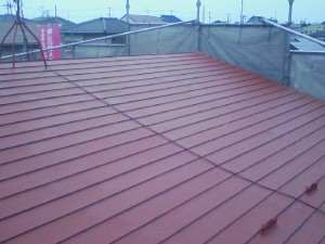 10.5屋根　サビ止め塗装4